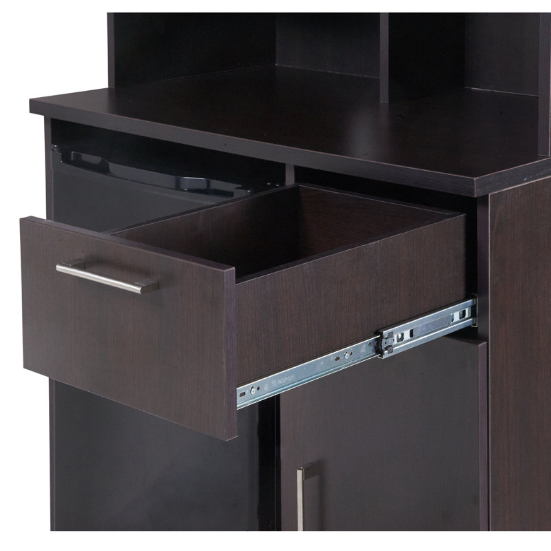 Breaktime Raised Panel 144'' W x 76'' H Espresso Medium Density